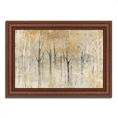 "Seasons End Gold" by Avery Tillmon, Framed Painting Print