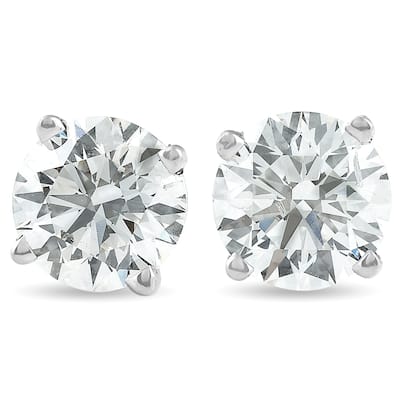 Platinum 1 1/2ct Lab Grown Diamond Studs