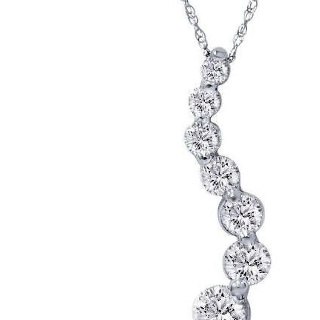 man made diamond pendant