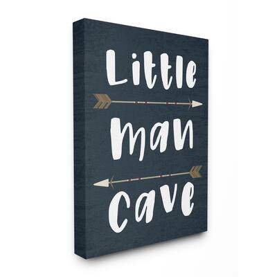 Stupell Little Man Cave Arrows, Proudly Made in USA - 36 x 48