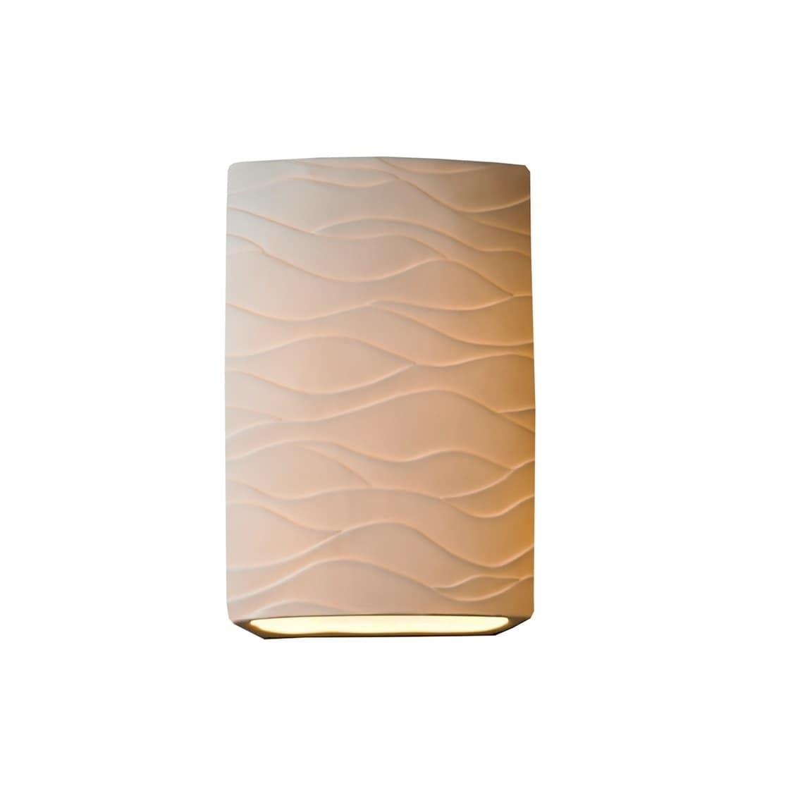 Justice Design Limoges 1-light Waves Impression Wall Sconce