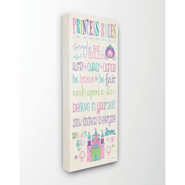 The Kids Room By Stupell Princess Rules With Castle And Carriage Proudly Made In Usa 10 X 24 Overstock 3032 The Kids Room By Stupell Princess Rules With Castle And Carriage Proudly Made In Usa 10 X 24 Overstock 3032
