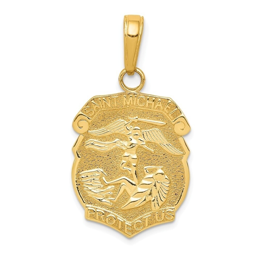 st michael charm gold