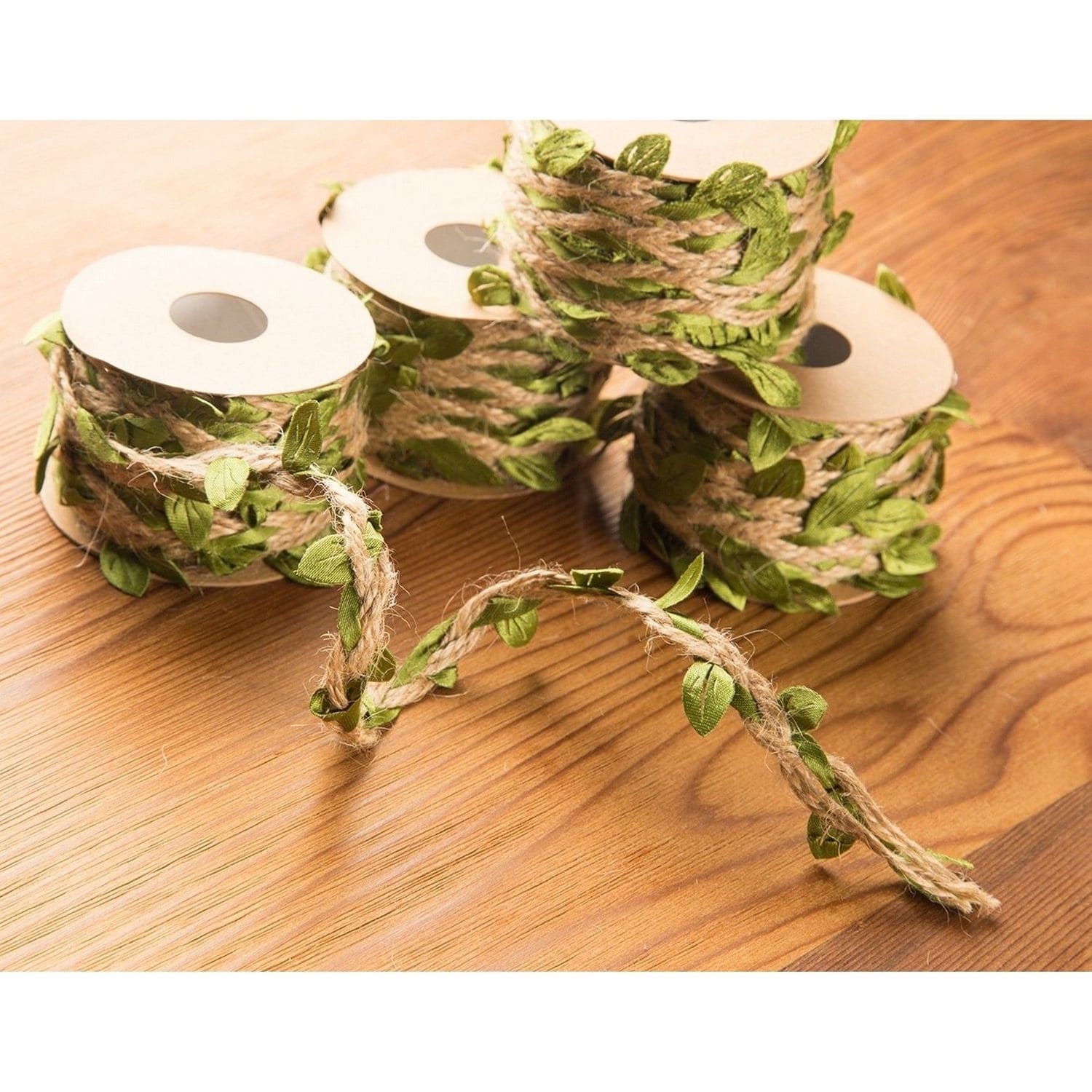 4 Rolls Jute Burlap Vine Twine with Artificial Leaf Garland Wedding Party  Decor - Bed Bath \u0026 Beyond - 30326333, image size:1500x1500