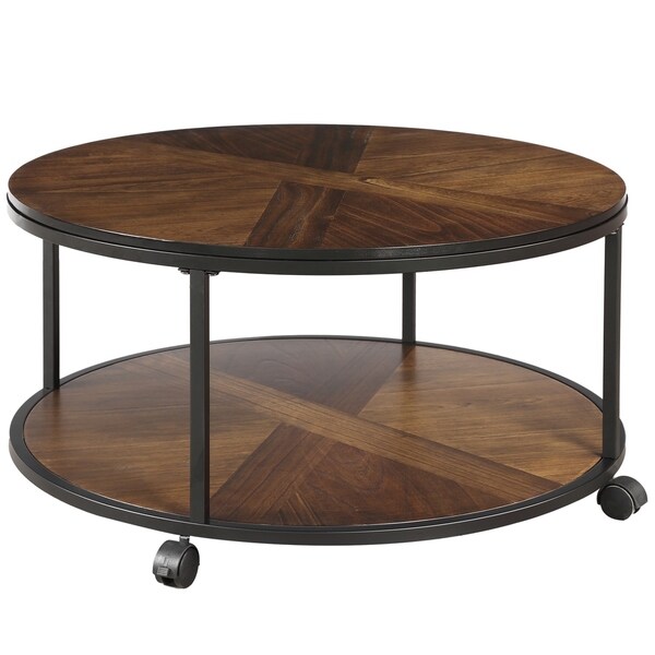  Round Coffee Table With Wheels 
