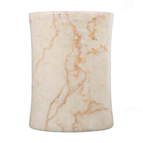 BEIGE MARBLE TUMBLER - Beige