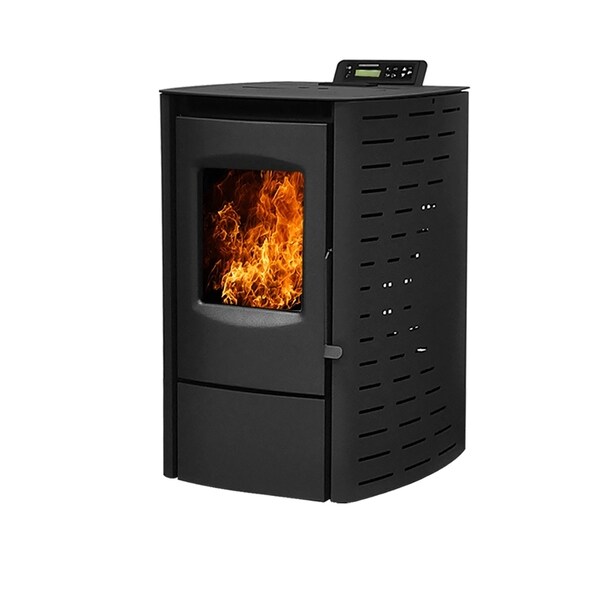 Wood Pellet Stove - Electric Fireplace Heater with Smart Controller
