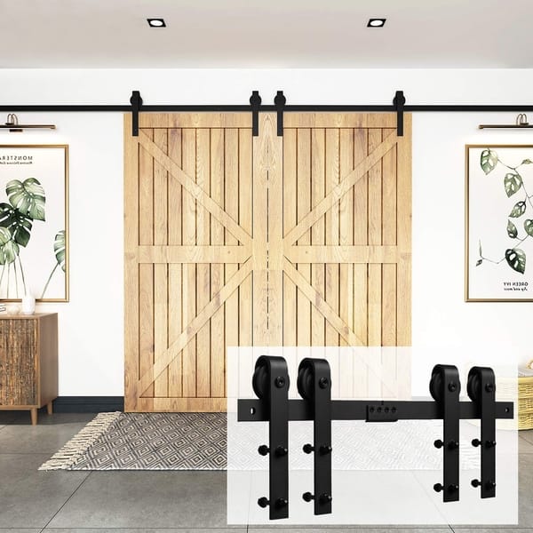 Shop 9ft Heavy Barn Door Track On Sale Free Shipping Today