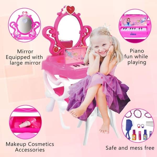 18 Styles Barbie Jewelry for Girls Cartoon Letter Princess Makeup Acce en  2023