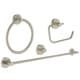 preview thumbnail 1 of 0, Grohe Essentials Metal 27.17-in. 4-in-1 Master Bathroom Accessories Set Brushed Nickel