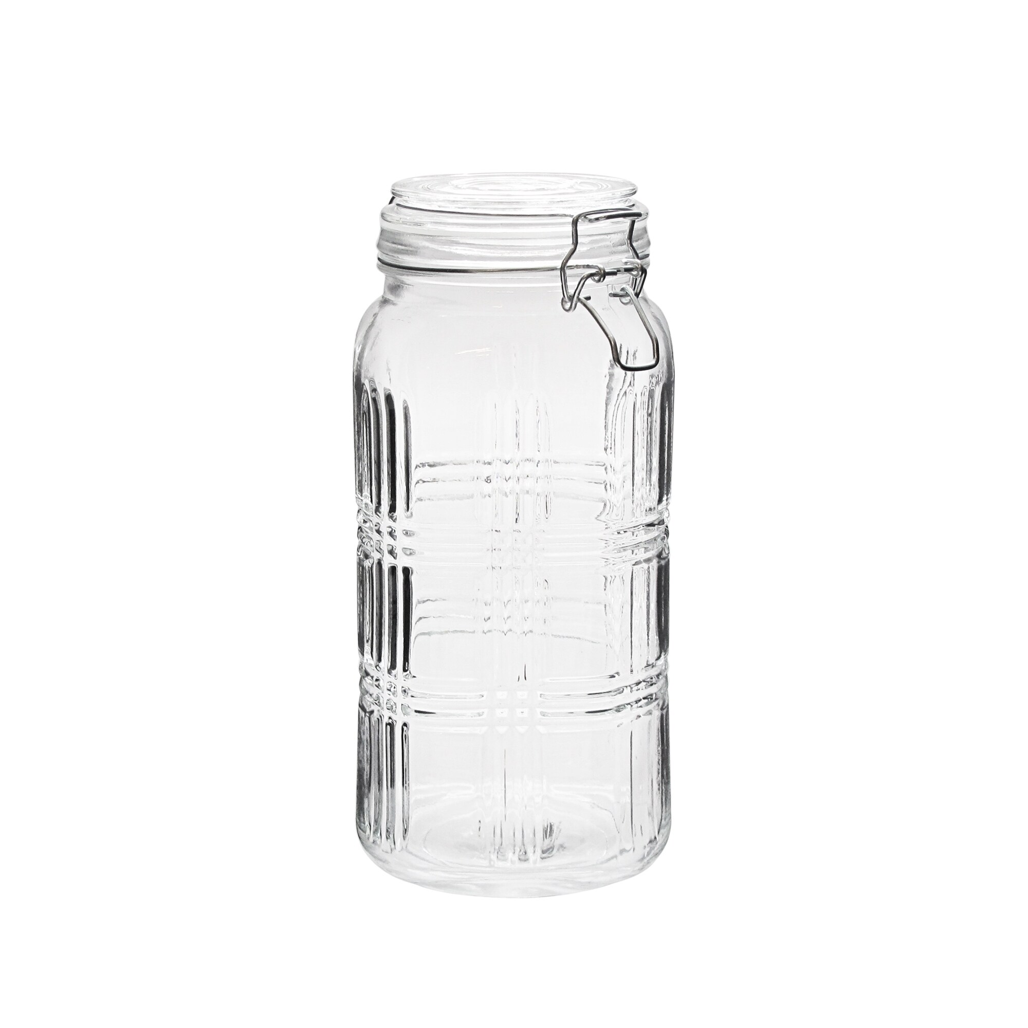 Amici Pet stay Wild Glass Canister Square Jar, Dog And Cat Food