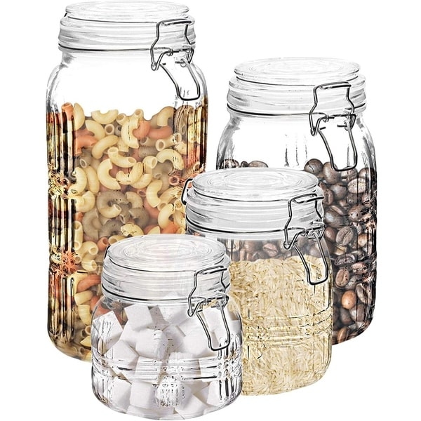 Stylesetter Portland Square 4-Piece Canister Set