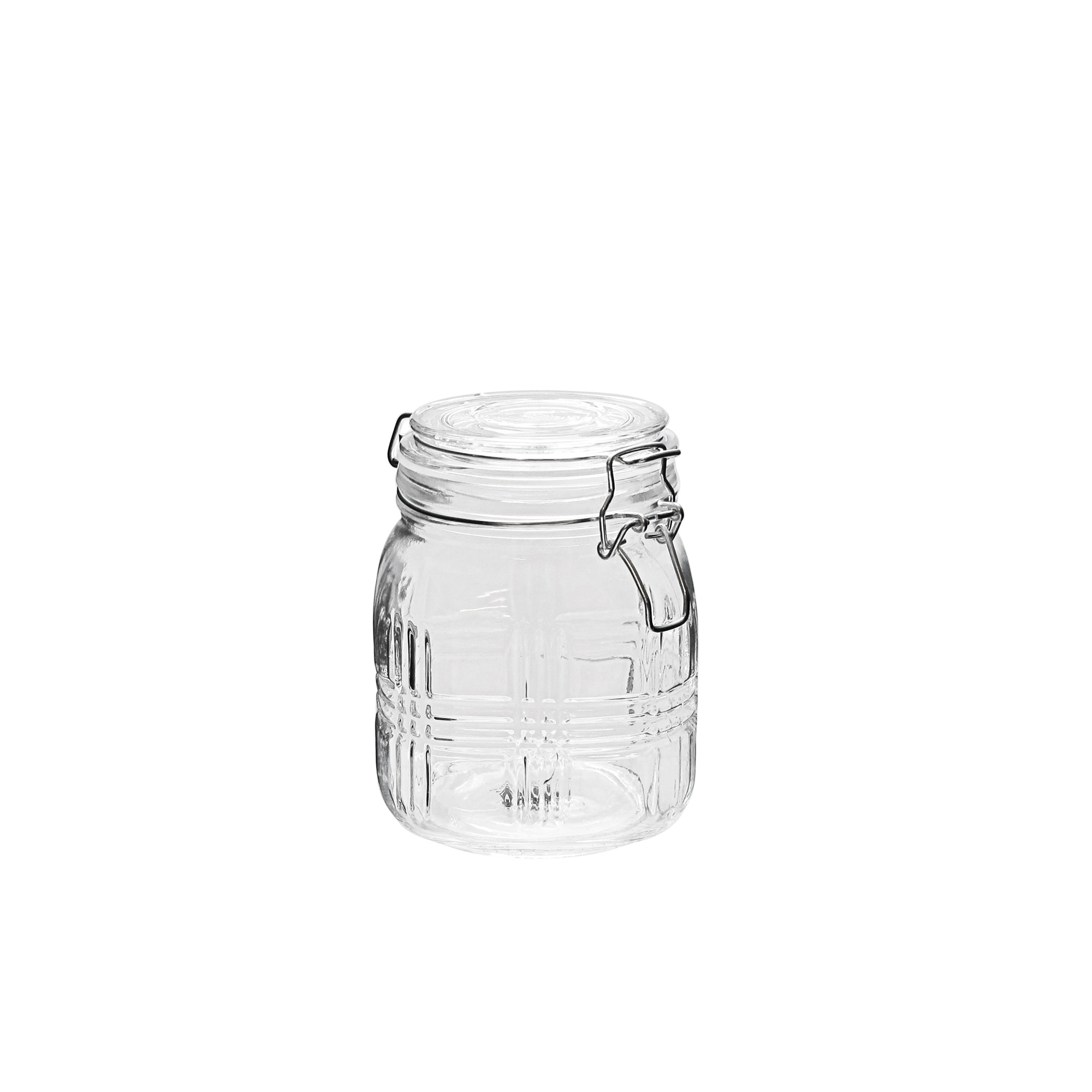 Amici Pet stay Wild Glass Canister Square Jar, Dog And Cat Food