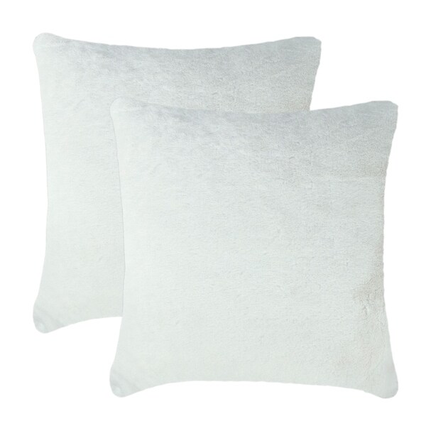 Olivia Quido Allure Luxury Faux Fur 24-inch Pillow 2-pack