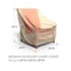Budge Sedona Tan Patio Chair Cover Multiple Sizes - Medium - 36"H x 36"W x 36" Deep