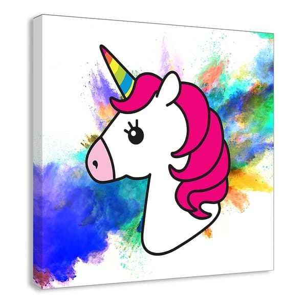 Rainbow Unicorn Kids Canvas – Paint a Piece