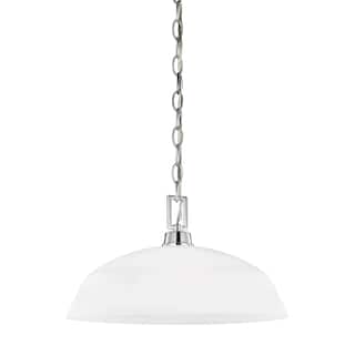 Sea Gull Kerrville 1-light Satin Etched Glass Pendant