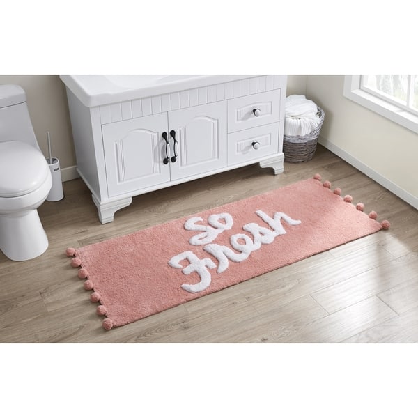 Vcny Home So Fresh Pom Pink Bath Rug 30333914 So Fresh Pom Pink Bath Rug