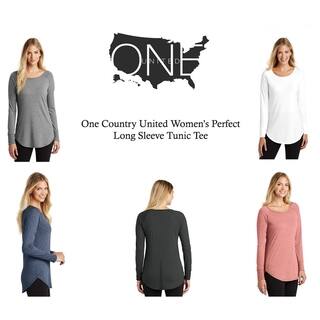 One Country United Women's Perfect Long Sleeve Tunic Tee