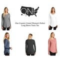 One Country United Women's Perfect Long Sleeve Tunic Tee