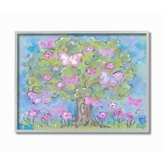 The Kids Room By Stupell The Kids Room By Stupell Pastel Butterfly Tree 