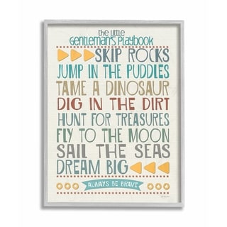 The Kids Room by Stupell The Little Ladys Playbook Typography Canvas Art 16 x 20