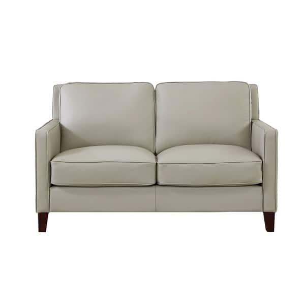 slide 1 of 1, Ferrara Genuine Leather Loveseat