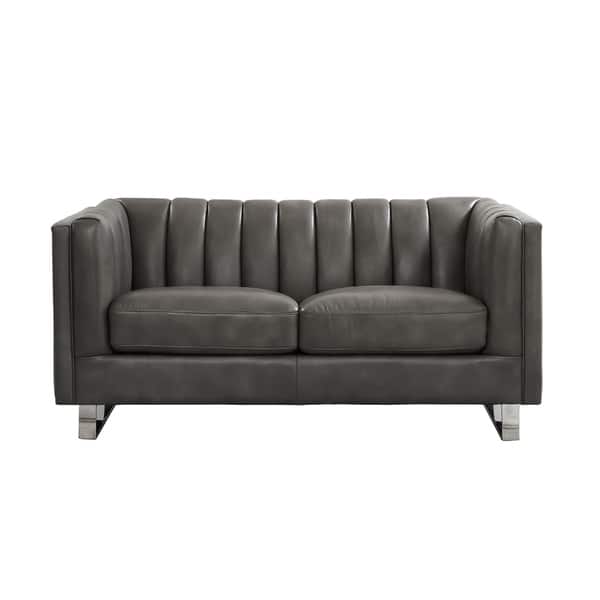 Manchester Genuine Leather Sofa Loveseat Chair Set On Genuine Leather Sofa Loveseat Chair