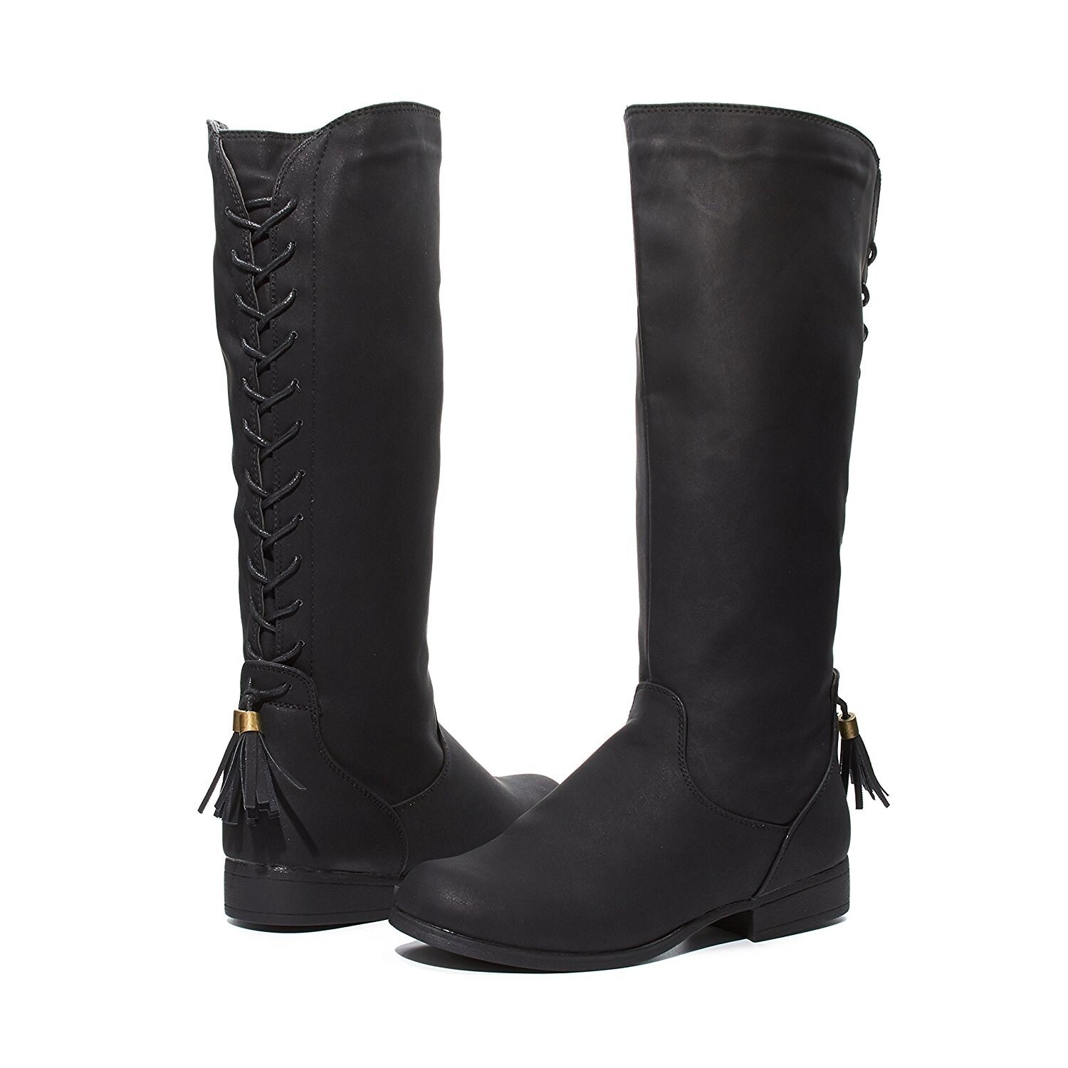 pu knee high boots