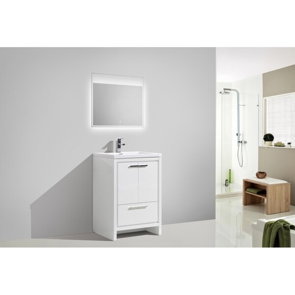 Shop Alma-Allier 24 inch Free Standing Vanity with ...