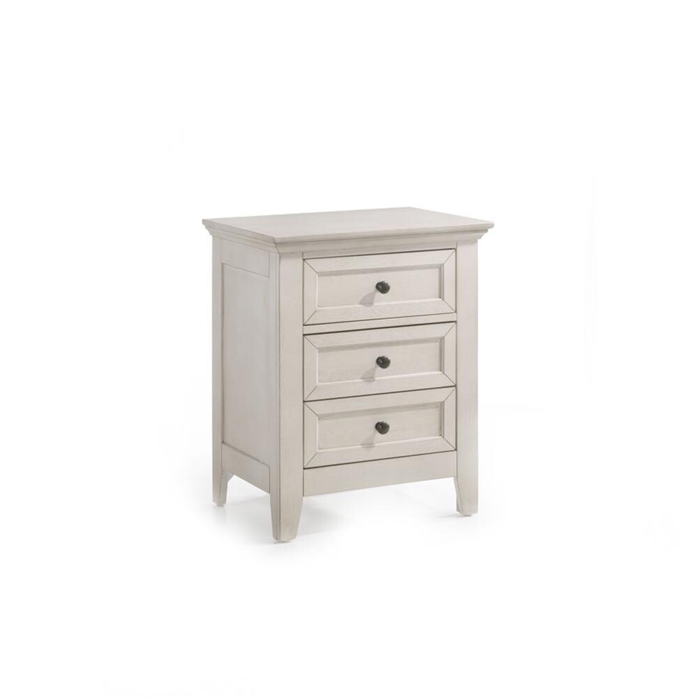 rustic nightstands white