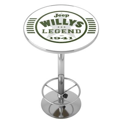 Jeep Willys Legend Chrome Pub Table