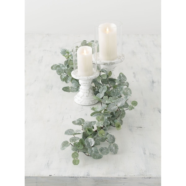 pillar candle holder set of 2