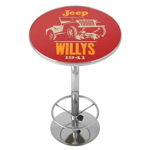 Jeep Willys Chrome Pub Table
