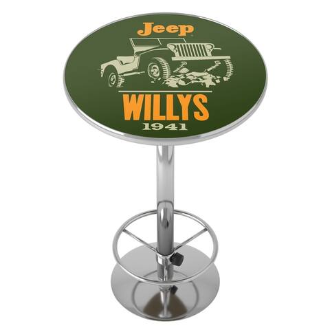 Jeep Willys Chrome Pub Table