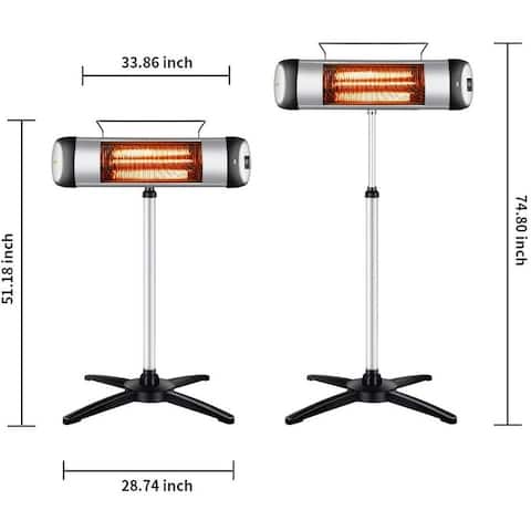 Carbon Infrared 1500 Watt Electric outdoor Heater -1 piece