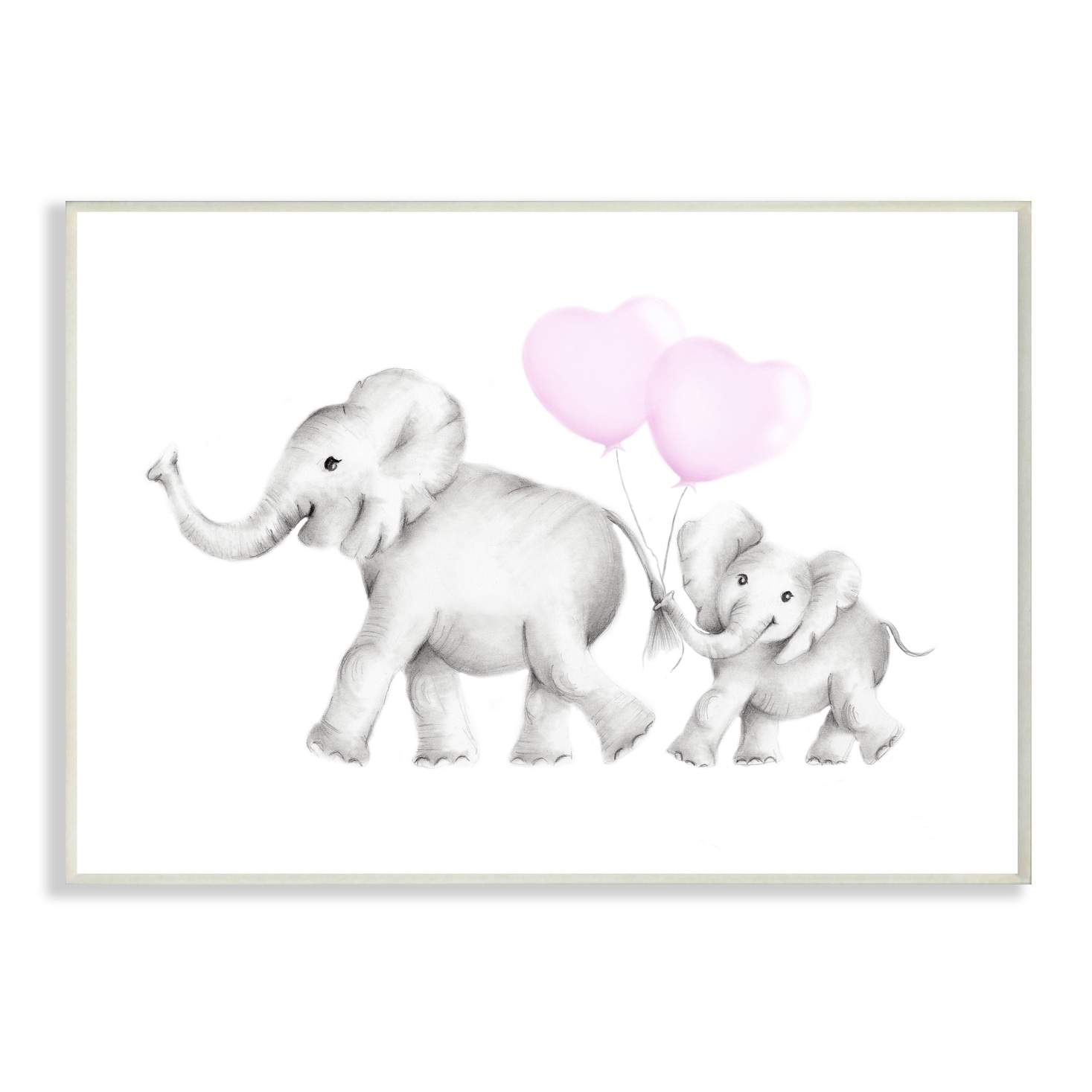 baby elephant wall art