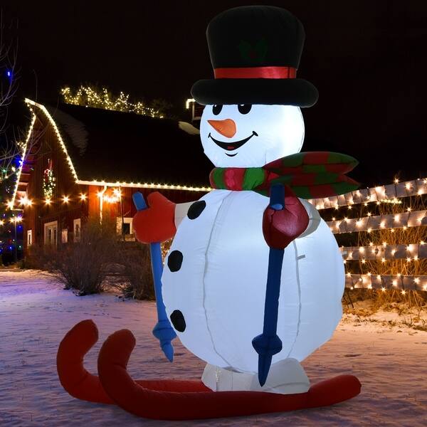 Shop Homcom Airblown Inflatable Christmas Outdoor Lighted Yard