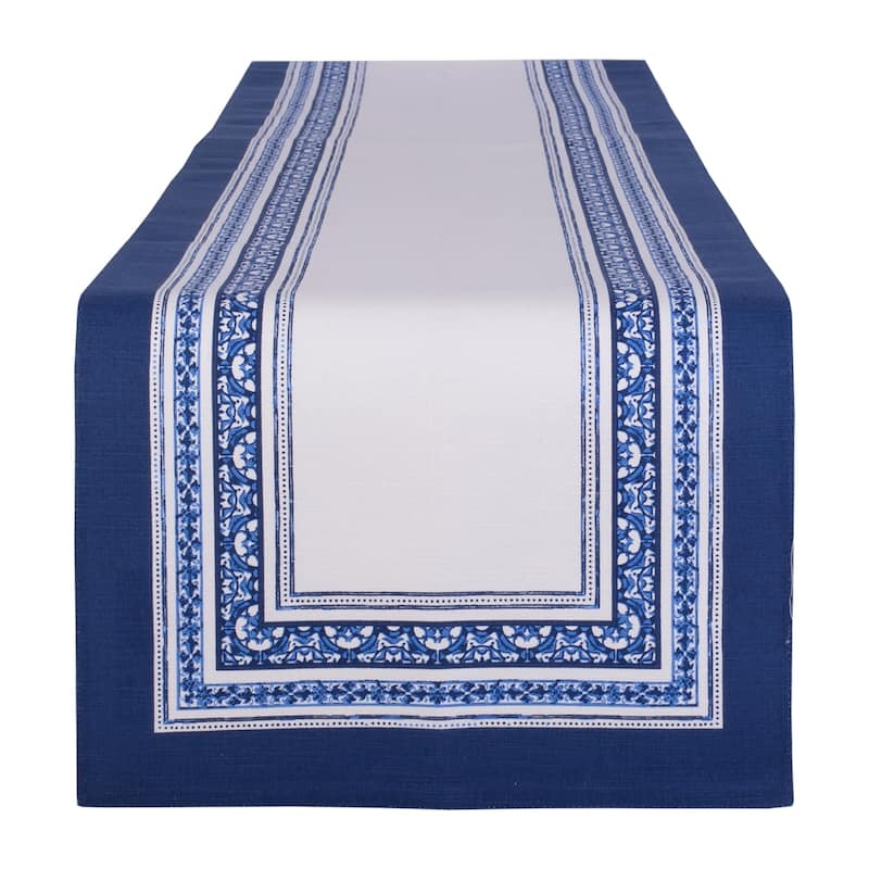 DII Porto Stripe Print Table Runner