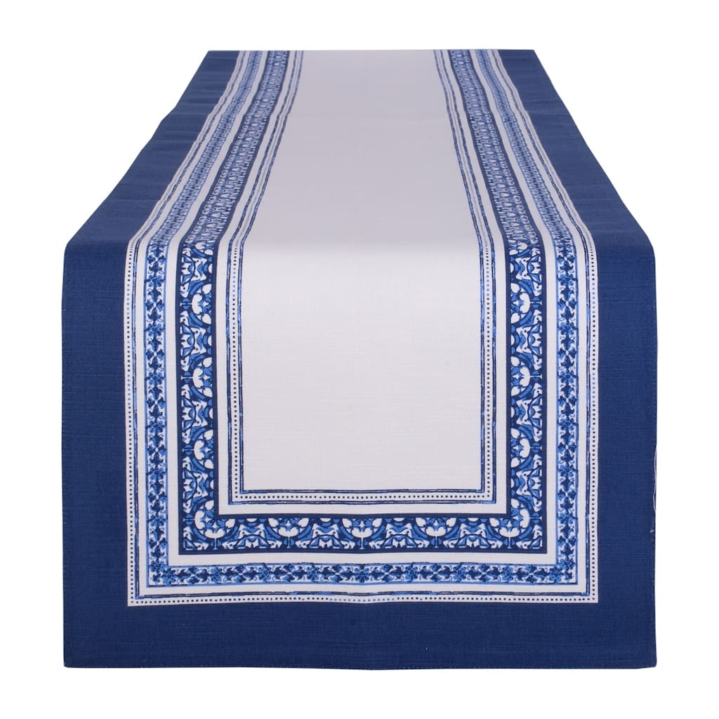 DII Porto Stripe Print Table Runner
