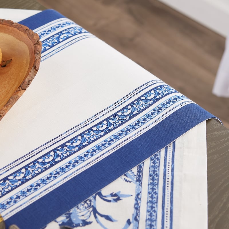 DII Porto Stripe Print Table Runner