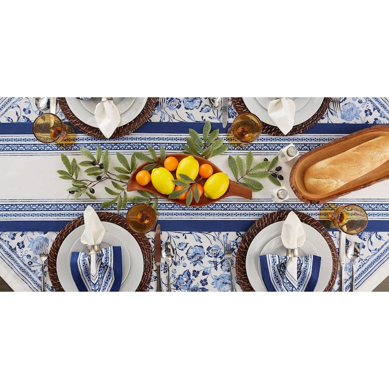 DII Porto Stripe Print Table Runner