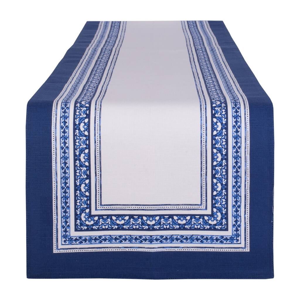 DII Porto Stripe Print Table Runner