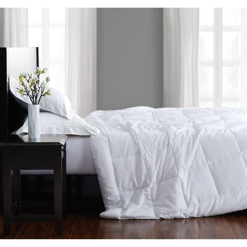 Porch & Den Colcord Embossed Dot Down Alternative Comforter - Full/Queen