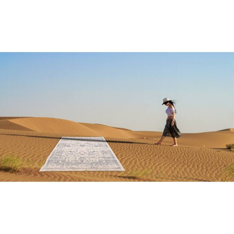 LaDole Rugs Cream Beige Persian Area Rug Carpet Big Runner Tapis Living Room Hallway Patio 4x6 5x7 8x10 9x12 3x10 Feet Foot