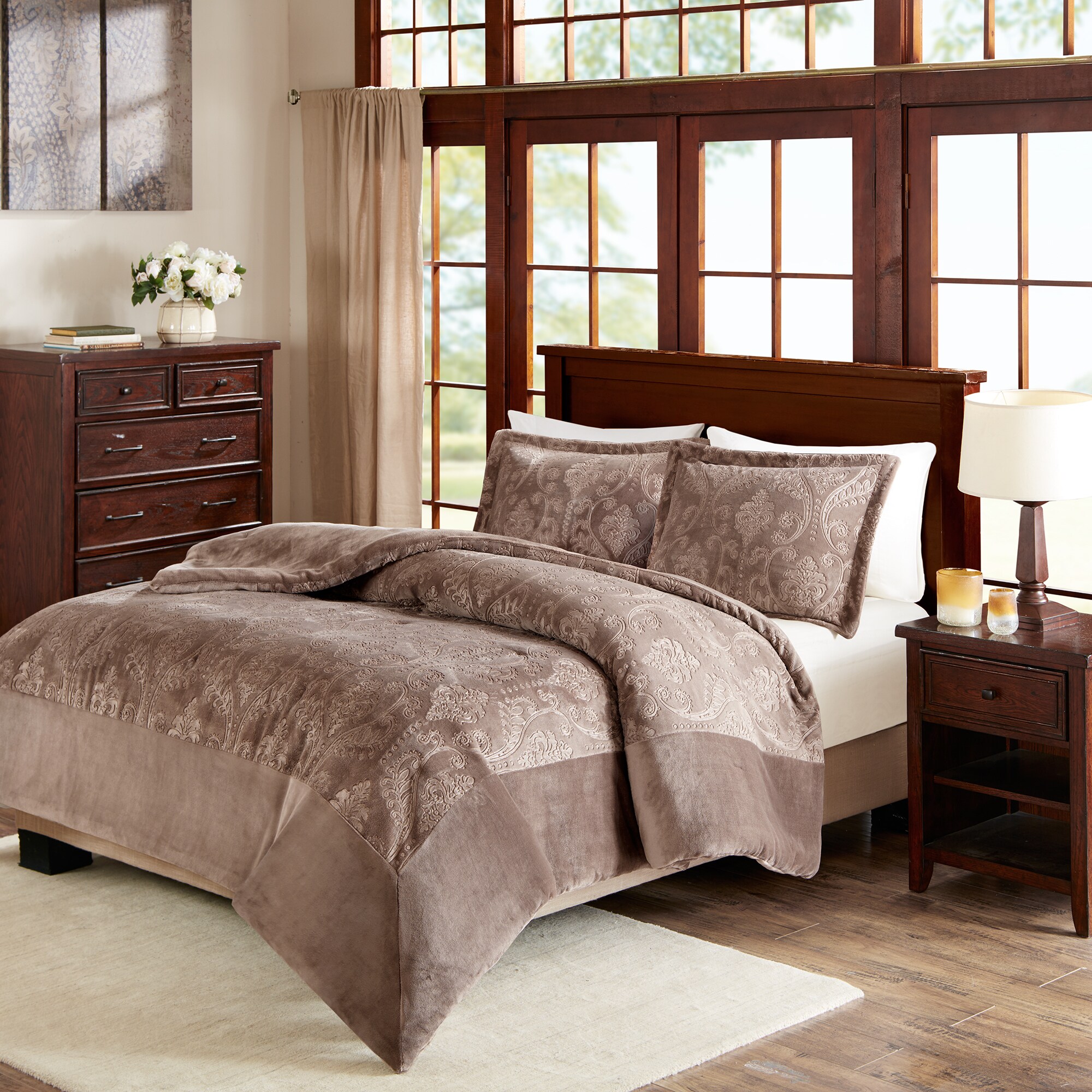 Shop Premier Comfort Trenton Velour To Berber Full Queen Size