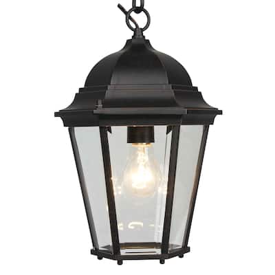 1 Light Outdoor Hanging Lantern in Oil Rubbed Bronze