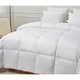 preview thumbnail 1 of 4, kathy ireland Ultra Soft Light Warmth White Down Fiber Comforter Full - Queen