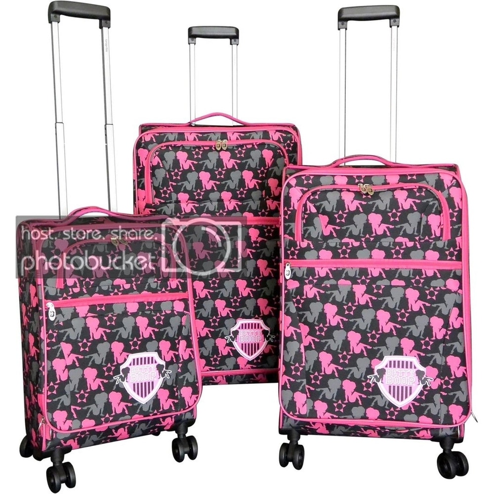 betty boop luggage