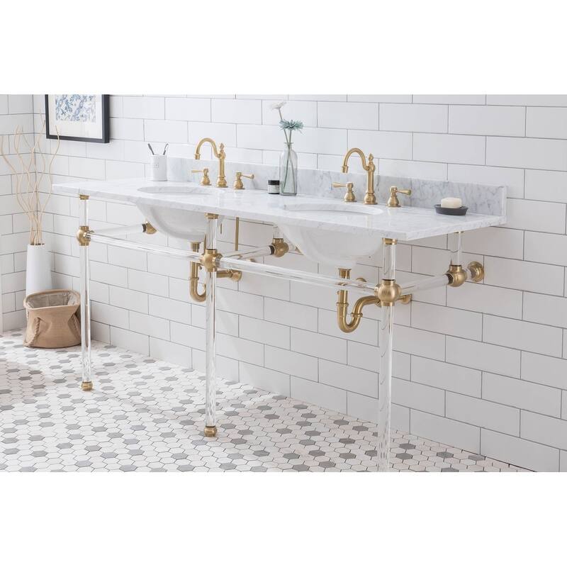 Empire 72 Inch Wide Double Wash Stand Only